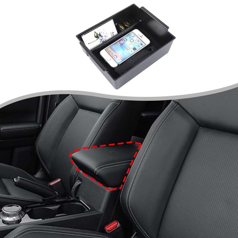 Armrest Hidden Storage Box Car Organizer Tray Armrest Storage Box Car Storage Supplies For Mitsubishi Triton L200 LC2T 2024 2025