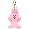 Soft Rabbit Plush Doll Pendant Fluffy Plush Bunny Keychain Bunny Plush Stuffed Toy  Kids Gifts
