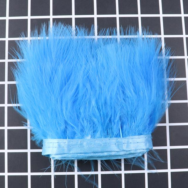1Meter Fluffy Turkey Feathers Trim Ribbon 8-10Cm Marabou Feather For Craft Fringe Sewing Wedding Party Clothing Dress Decoration