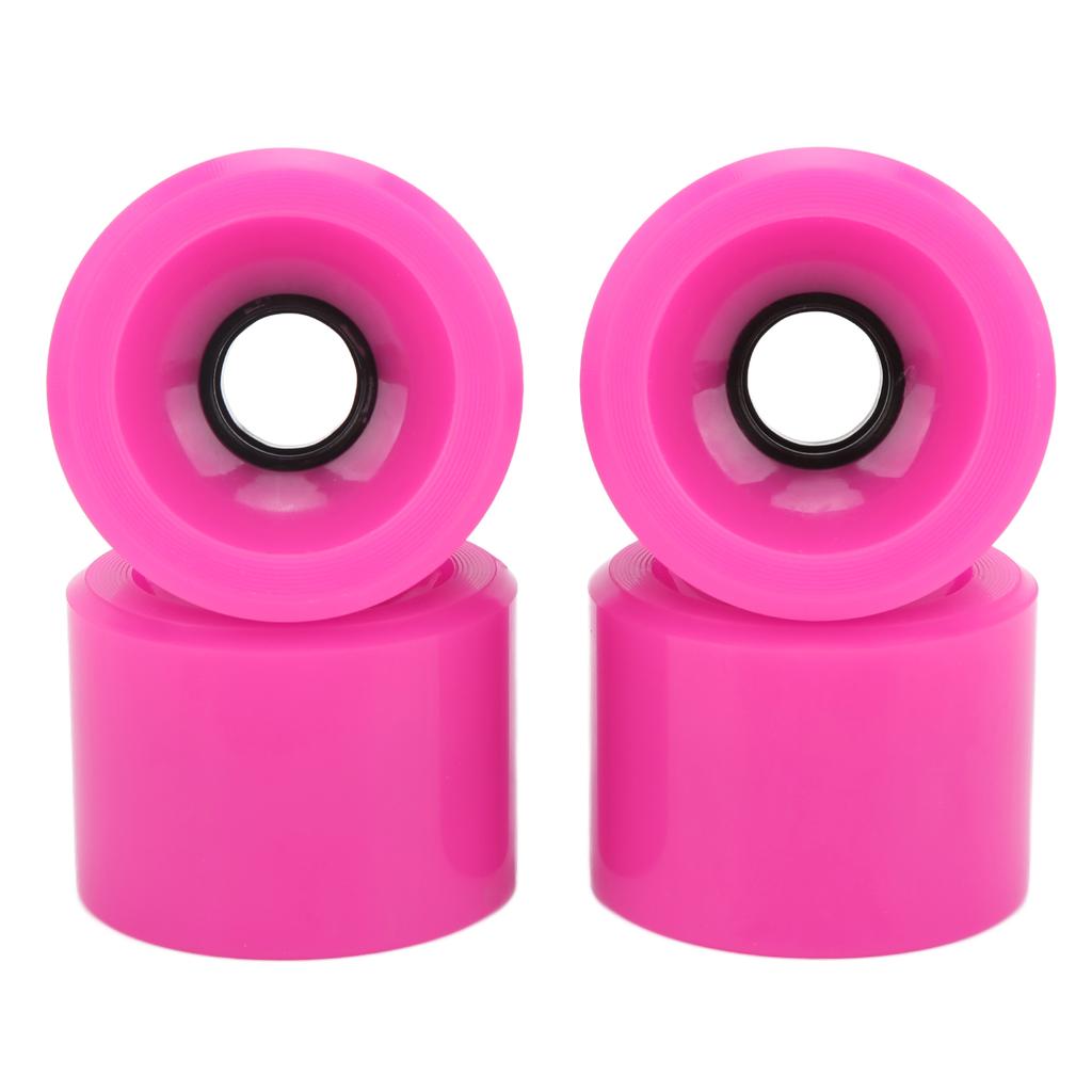 4Pcs Scooter Wheels Balanced Safe Riding Strong Grip Durable Without Cracking Scooter