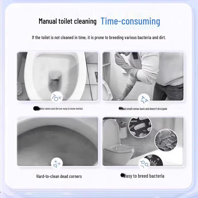 Специальный выпуск для новичков: Очиститель и дезодоратор для унитаза «Синий пузырь» большой емкости — Удаление запаха и ароматизация, 3 шт.