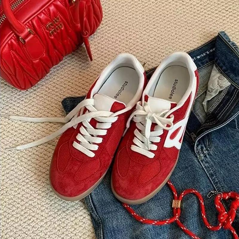 Новые осенние женские повседневные туфли, модные уличные спортивные легкие кроссовки, удобные дышащие сетчатые женские кроссовки из вулканизированной ткани