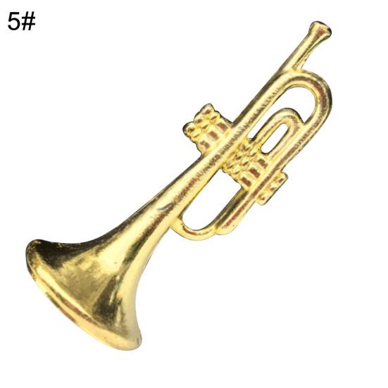 Puntos 1/12 кукольный домик миниатюрная пластиковая скрипка саксофон модель музыкальный инструмент декор