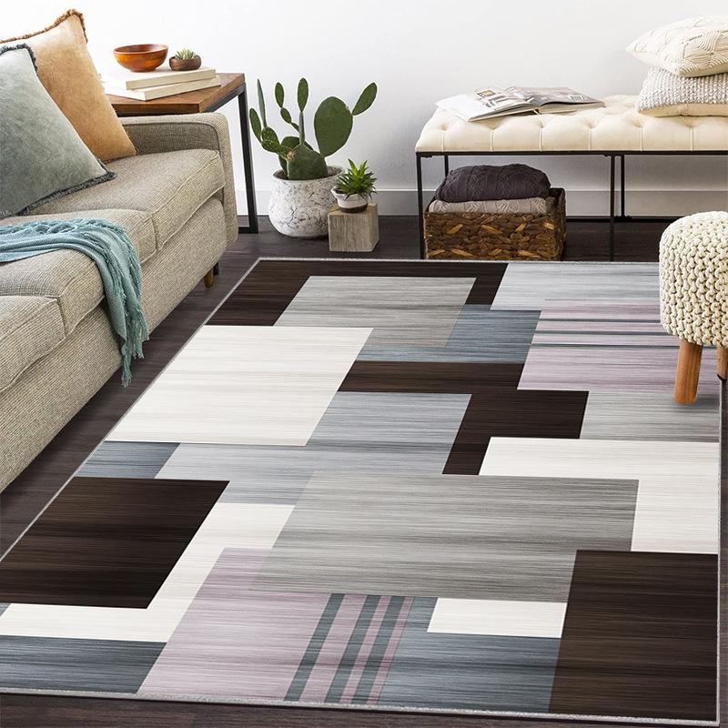 Ковер в скандинавском стиле для гостиной, американский кофейный столик, диван, спальня, этнический стиль, домашний напольный коврик