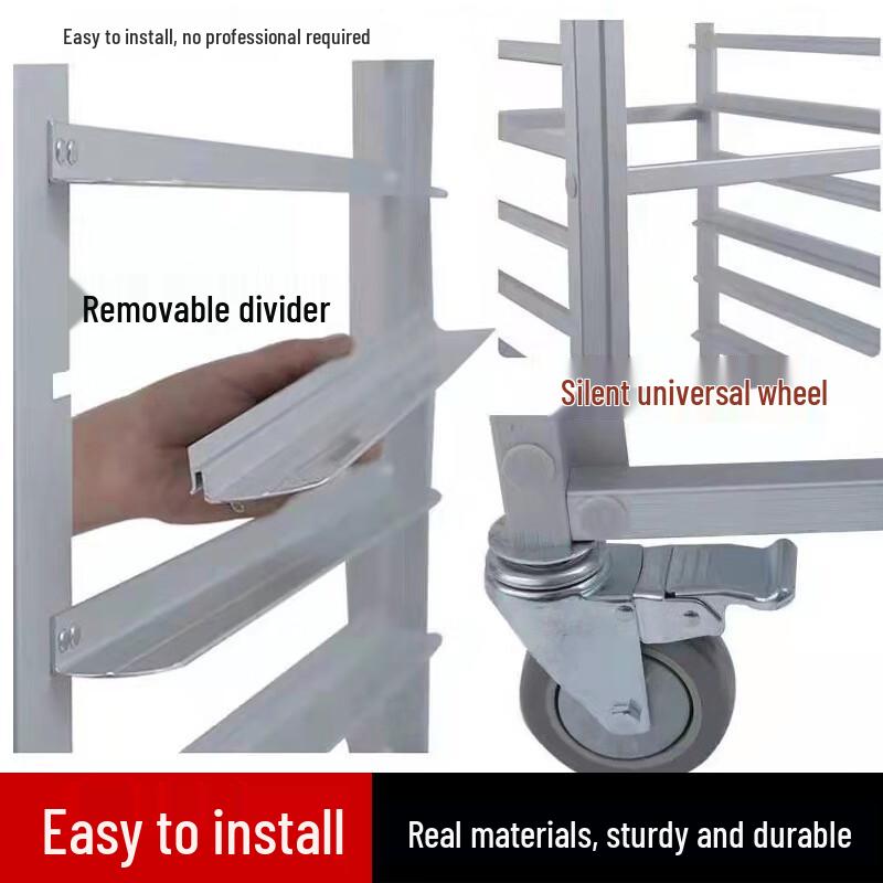 MDNG 20-Tier Aluminum Baking Pan Rack