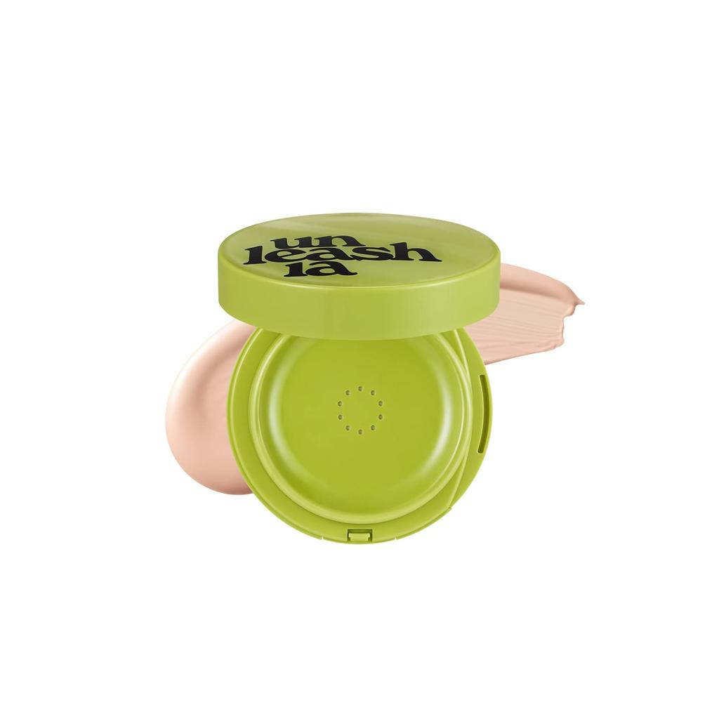 UNLEASHIA Satin Wear Healthy-Green Cushion, SPF30/PA++, 18C Seashell, 15 г (0,52 унции)