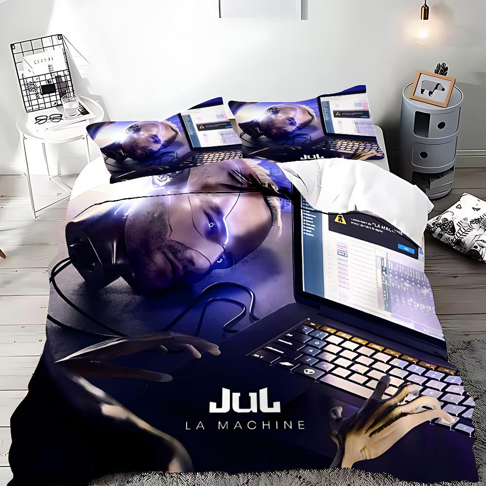 Рэпер JuL Это Не Lol Пододеяльник Постельное Белье Комплект Взрослые Люди Мальчик Девочка Спальня Украшение Дети Односпальный Двуспальный Большого Размера Размеры