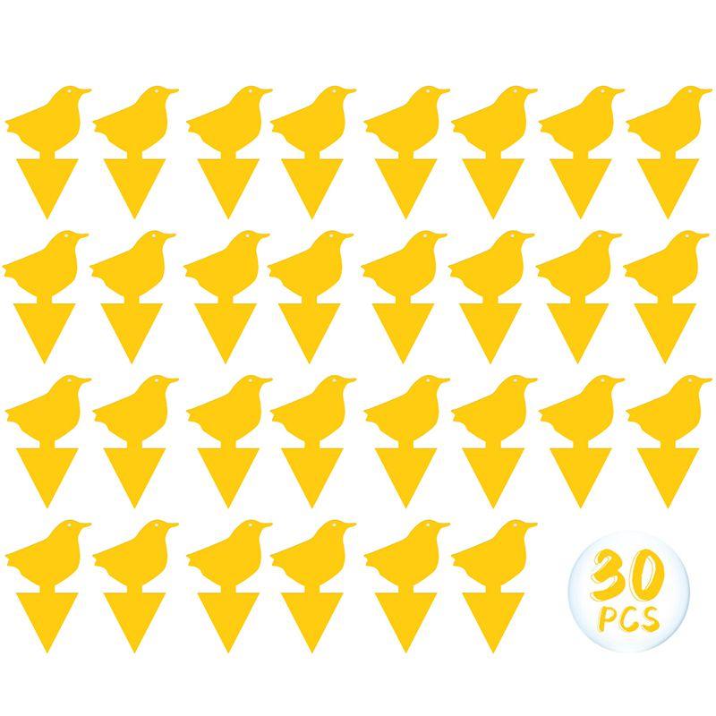 30 шт., липкая доска от насекомых, домашний сад, борьба с вредителями, липкие ловушки для мух, цветочный горшок, защита растений