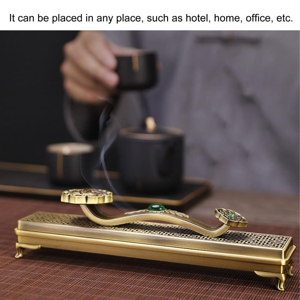 Antique retro style Incense Box Alloy material Aroma Censer Incense Censer Sandalwood burning