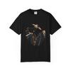 Rooftop Parkour Jump Graphic T-Shirt Black Front Print Comfort Colors 1717
