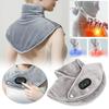 Electric Heating Shoulder Neck Pad Massager USB Cervical Brace Wrap Thermal Compress Fatigue Warm Back Brace Tool Relax Brace