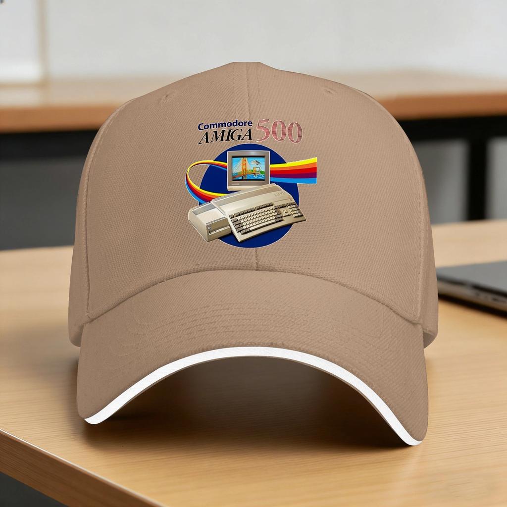 Кепка Commodore Amiga 500 Повседневная Мужская Взрослая Тракерская Кепка Защита от Солнца Индивидуальная Сделай Сам Охота Туризм Бейсболки Идея для Подарка