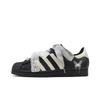 adidas Оригинальные кеды SUPERSTAR для скейтбординга Унисекс Низкие Черные EG4959(Team384-BOX)