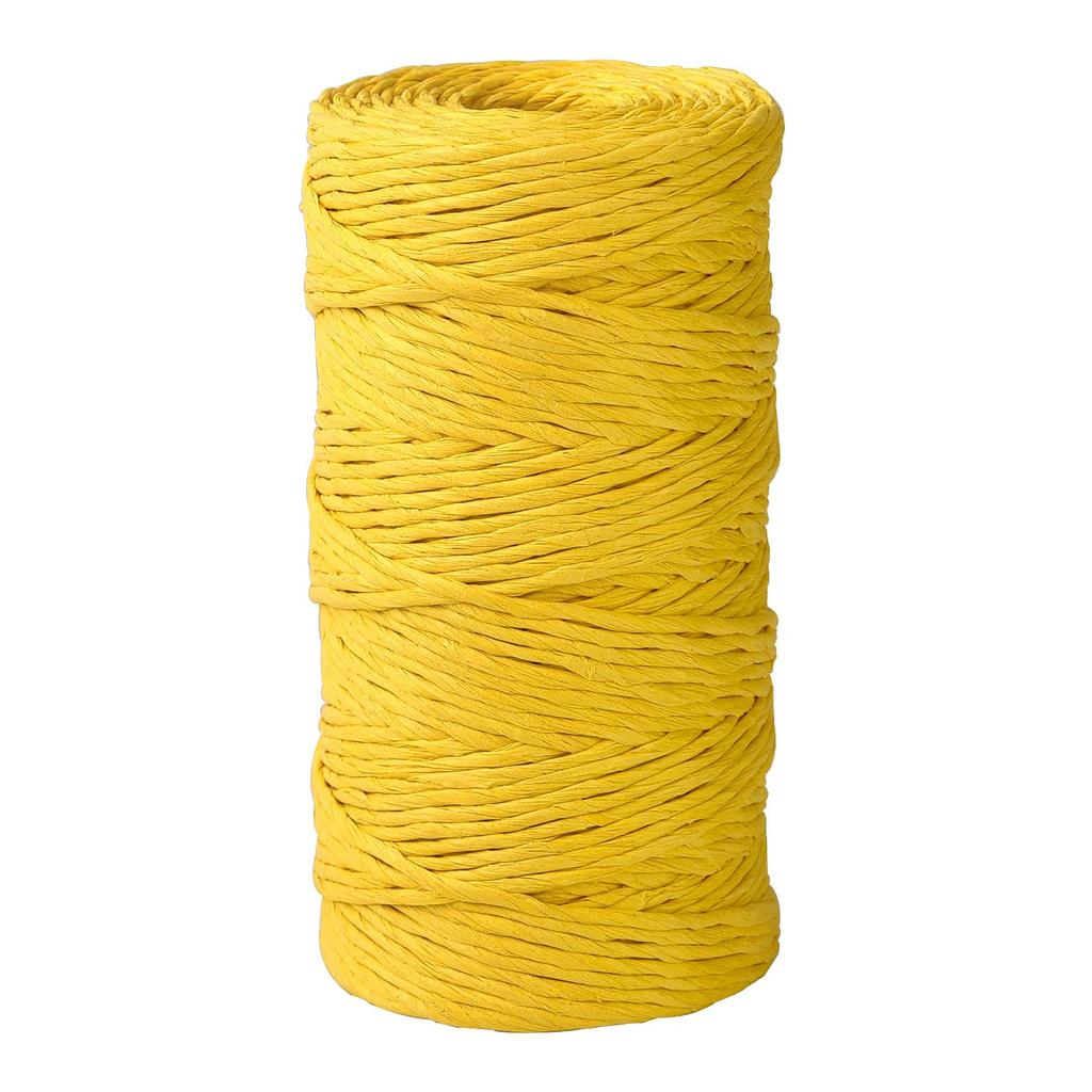 100 ярдов натуральная бумажная соломенная пряжа для ручной вязки крючком соломенная бумажная пряжа DIY летняя шляпа от солнца пляжная сумка ремесло ручной работы