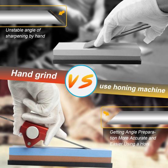 Направляющая для хонингования Прочная конструкция Регулируемый износостойкий держатель для заточки долота по дереву Поставка для мастерской