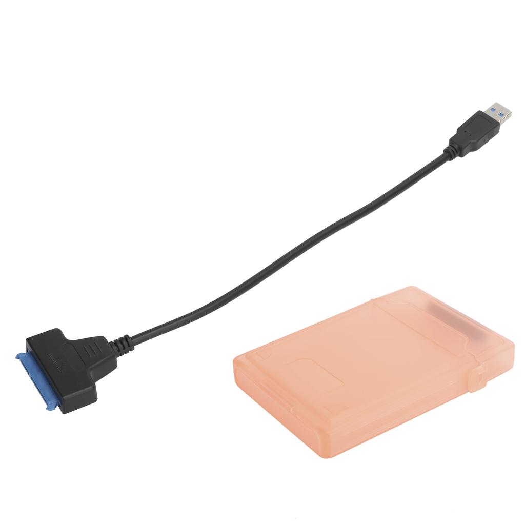 Кабель-адаптер для жесткого диска 2,5 дюйма SATA USB3.0 HDDSSD Conversion Cable с защитным боксомRed