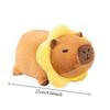 Cute Capybara Plush Toy Kawaii Flower/Toast Capibara Stuffed Fluffy Doll Detachable Decor Animals Toys Birthday Gift Bed Partner
