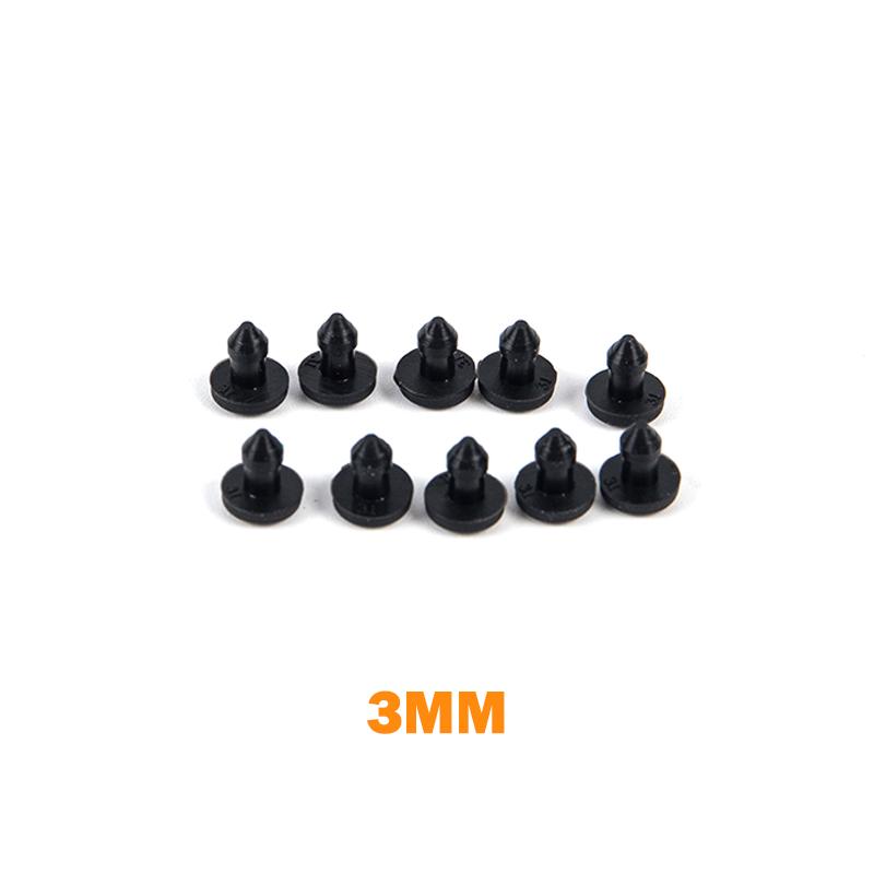 10Pcs Silicone Rubber Snap-On Hole Plug 2.5-14Mm Blanking End Caps Seal Stopper