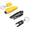 SEMTION Car Emergency Escape Hammer Safety Hammer with Key Holder Set of 2 (Black-Yellow)