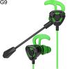 Reduction Headsets Wired with Dual Dynamic Earphones In-Ear Mic