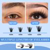 Diy False Eyelashes Single Tuft Of Hair 238 Tufts 80D + 100D Dense With Eyelash Glue Tool Set