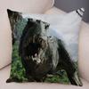 Car Sofa Home Pillowcase Jurassic Dinosaur Cushion Cover Decorative Wildlife Print