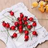20 шт. Домашний Декор Овощи Рождественские С Тычинками Вишни Искусственный Гранат Свадебное Украшение Имитация Ягод Искусственные Фрукты