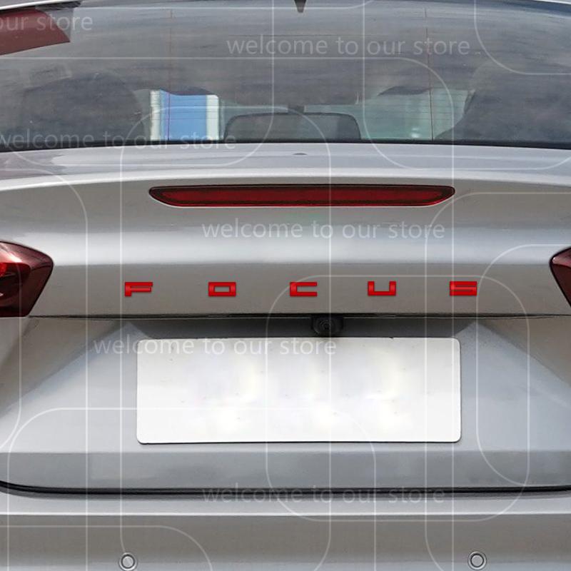 AJK1 3D For Ford Focus 2 3 4 MK2 MK3 MK4 ST Car Sticker Zinc Alloy Emblem Body Accessories Styling Metal Rear Trunk Badge Decal