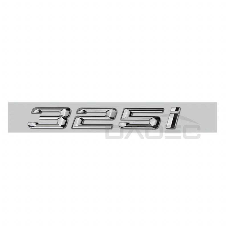 Car 3D ABS Trunk Letters Badge Emblem Decal Sticker For BMW 3 Series 320i 325i 328i 330i 335i E46 E90 E91 F30 F31 F34 G20