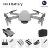New E99PRO 4K FPV Mini Drone HD Camera RC Quadcopter Gravity Sensing Auto Follow Real-Time Transmission Mobile Control  Foldable