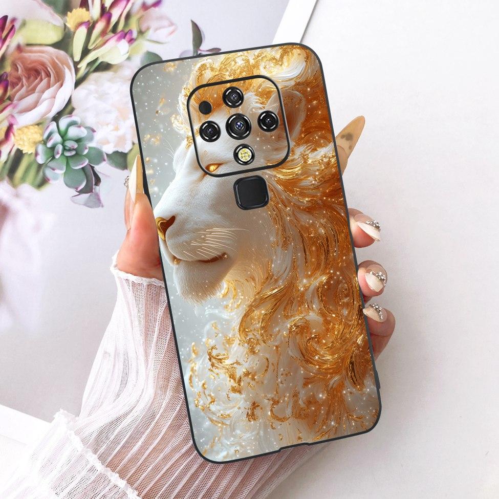 For Tecno Camon 16 CE7 CE7j CE9h Case For Tecno Camon 16 Pro Cover Cute Cat Fashion Butterfly Painted Casing