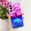 Чехол для Samsung Galaxy A17 A37 A57 5G Чехол Новый Стильный Цветок Прозрачный Мягкий Силиконовый Чехол для Телефона для Samsung A 17 A 37 A 57 Бампер