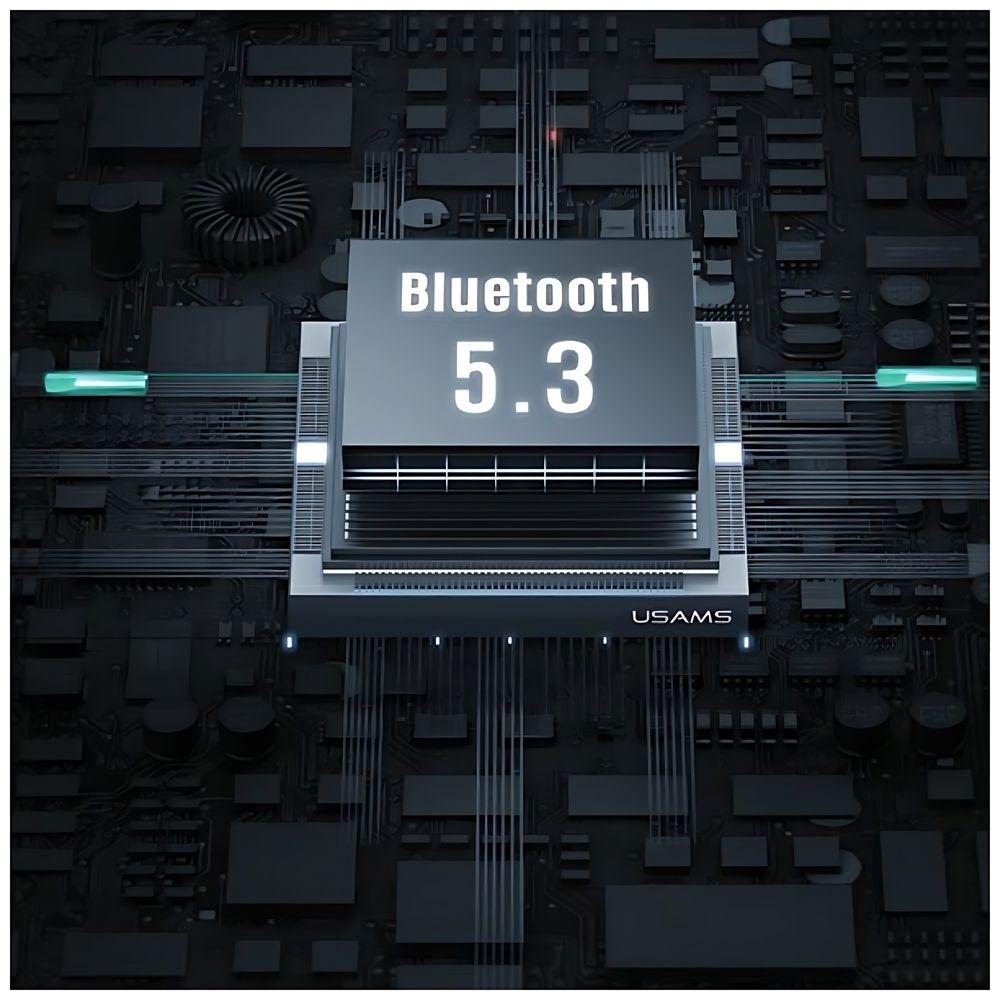 Usams Słuchawki Bluetooth 5.3 Twsx-Don Series Dual Mic Enc Bezprzewodowe Biały/White Bhuxd02 (Usams-Xd18)