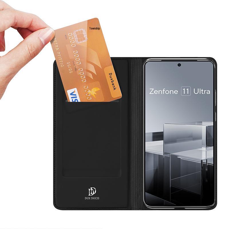 DUX Кожаный чехол-книжка для ASUS Zenfone12 Ultra - Защитная крышка с полным покрытием