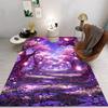 Night View Carpet Cartoon Living Room Bedroom Kitchen Sofa Table Balcony Rug Non-slip Washable Mat Exquisite Ornaments