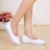 Casual Breathable Women's Single White Work Shoes Hospital Nurse Sneakers Flats
