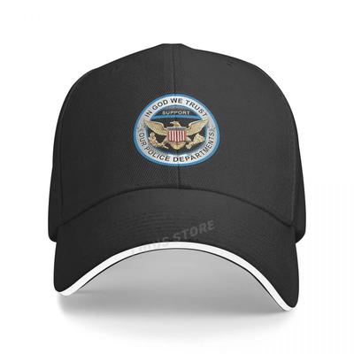 In God We Trust Support Our Police Department США бейсболка мода США Орел Мужская шляпа Летняя регулируемая Snapback шляпы Bone