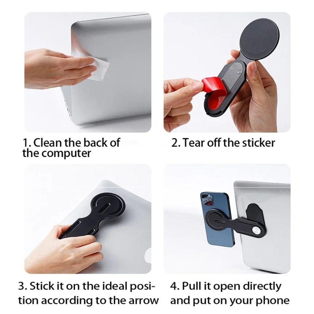 Back Mount Smartphone Mount Magnetic Design Laptop Back Mount New Lazy Bracket Smartphone Mounting