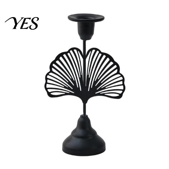 Aged Texture Candle Holder Vintage Metal Holder, Romantic Candlestick Dinner Table Centerpiece, Retro Decorative Stand Decor for Wedding Party