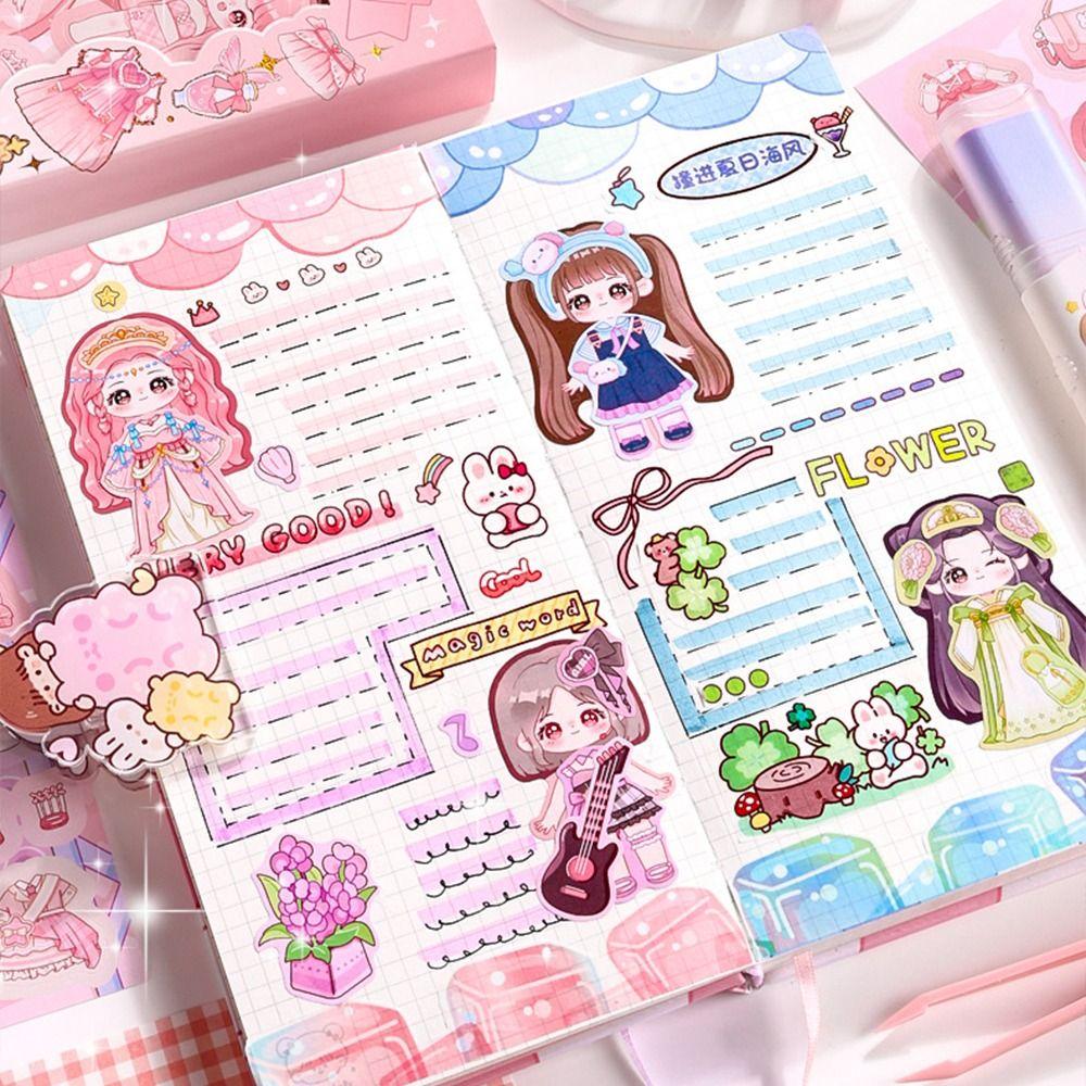 Раннее образование Наряд для переодевания маленькой девочки Наклейки Канцелярская наклейка Студент