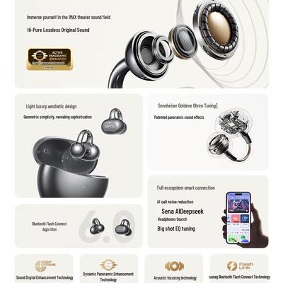 SANAG S6S Pro AI Bluetooth Клипсы для ушей Спортивные наушники