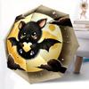 1 шт. Летучая мышь Милый Мультяшный Дизайн Складной Модный Зонт, Портативный 3-Складной Компактный Зонт для Мужчин и Женщин, Подходит для Путешествий или Ежедневного Использования.Z003