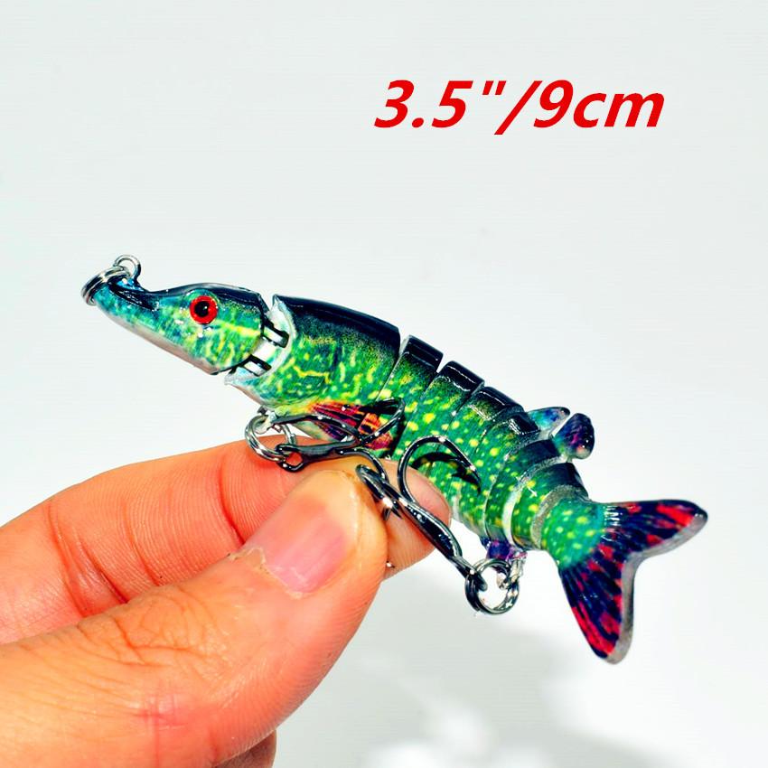 3.5inch 6inch Fishing Lures Swimbait Crankbait Wobbler Lure SinKing Hard Bait Lifelike Pike Muskie Bass Catfish Lure Fishing Tackle Hunting