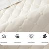 1 шт. Водонепроницаемый наматрасник с эластичными угловыми ремнями, Машинная стирка, Чехол для постельного белья для односпальных/двуспальных кроватей, Подходит для дома, гостиниц, Современное постельное белье