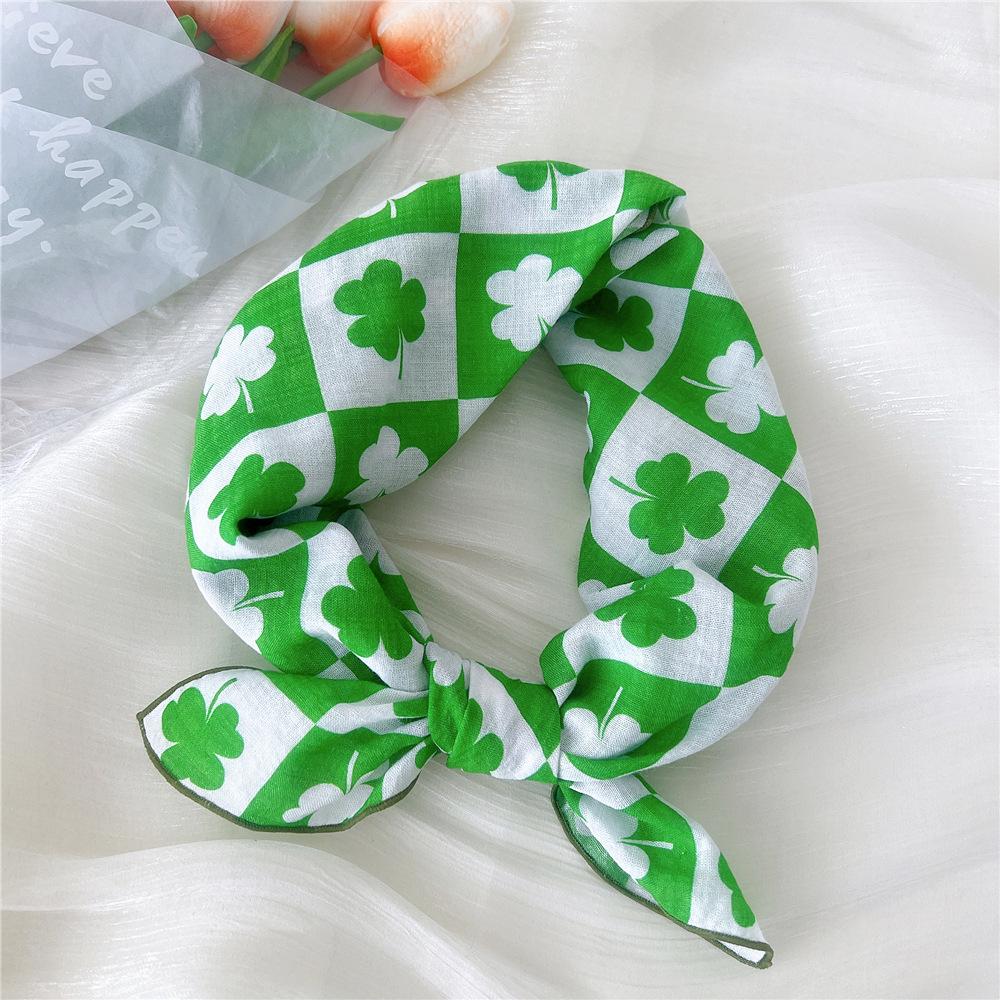 55 Cashew Cotton Linen Versatile Square Scarf - Women's Lightweight Summer/Autumn Accessory