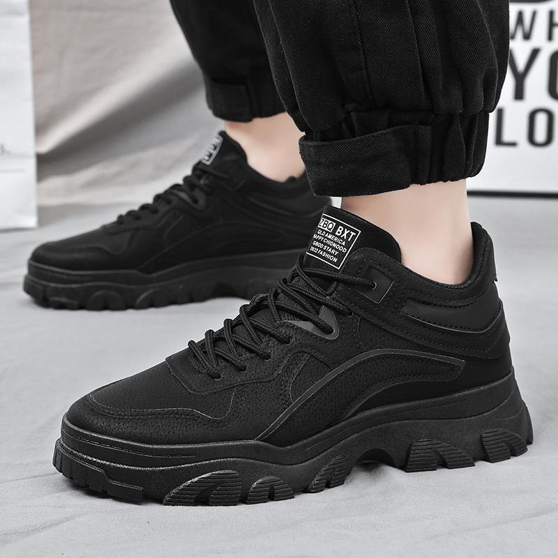 Casual Sneakers Men's Fashion Trend Sneaker Platform Outdoor Autumn Mountaineering Wear Resistant Work Shoes Zapatillas Hombre