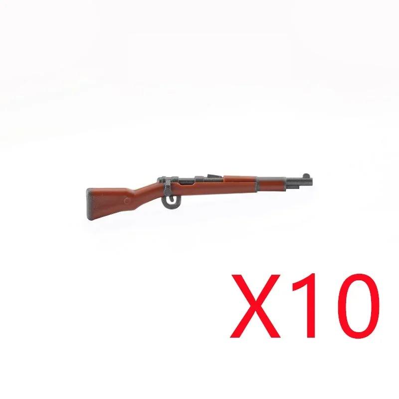 5 СМ Вторая мировая война Военные строительные блоки Американские Немецкие Советские Фигурки солдат Оружие Аксессуары Пистолеты Пистолет Снайперский ремень Мини-кирпичики MOC