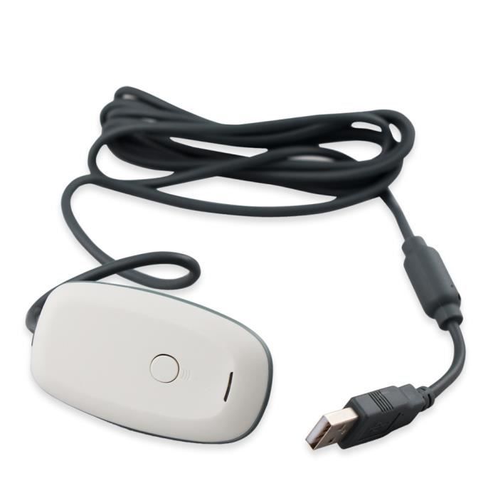 Приемник Адаптер беспроводного приемника Контроллер XBOX 360 для ПК с ОС Windows Белый