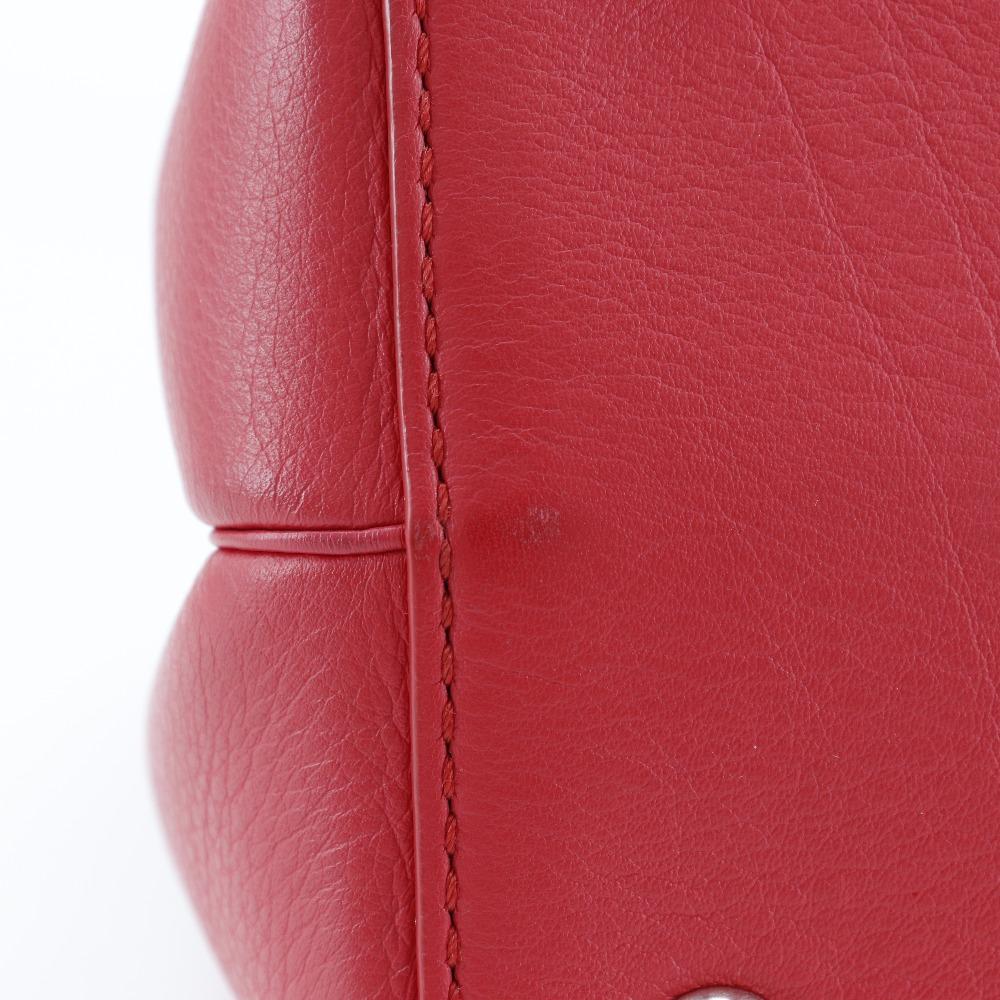 Fendi Маленькая сумка Jules 8BH253 2WAY На плечо Красная Телячья кожа Женская Б/У