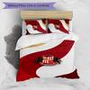 Sunderland Football Printed 3 Pieces Bedding Set, Comfortable Skin Friendly Bedroom Duvet Cover Set